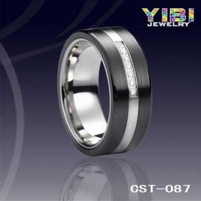 Men's ceramic ring