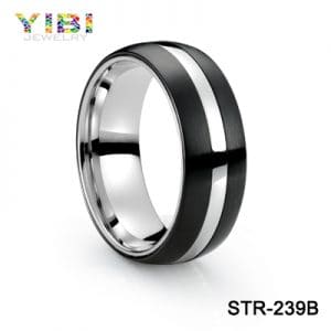 brushed stainless steel ring