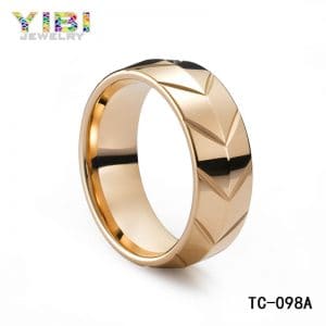 Custom men engraved engagement ring, custom fashion jewelry manufacturer