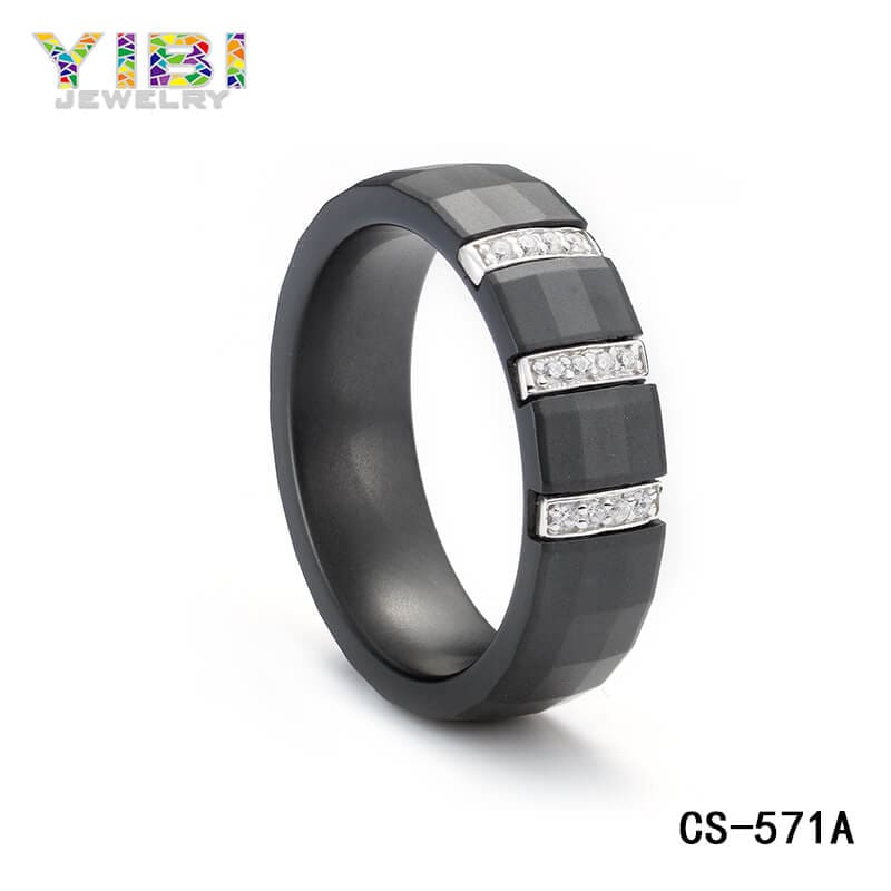 Black ceramic jewelry