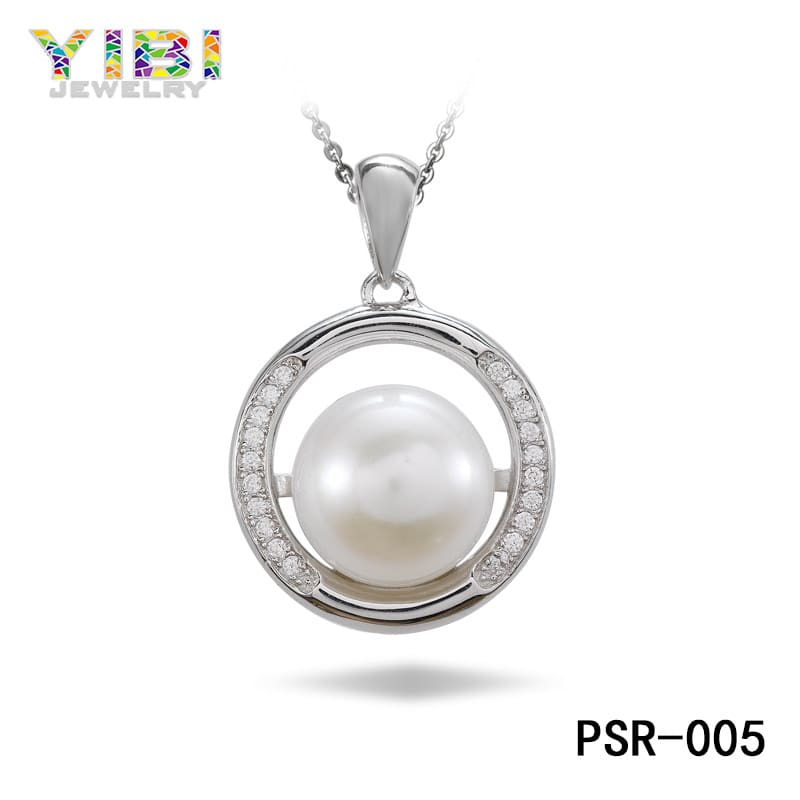 brass real white pearl necklace jewelry OEM manufacturers