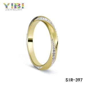 High quality cubic zirconia wedding rings