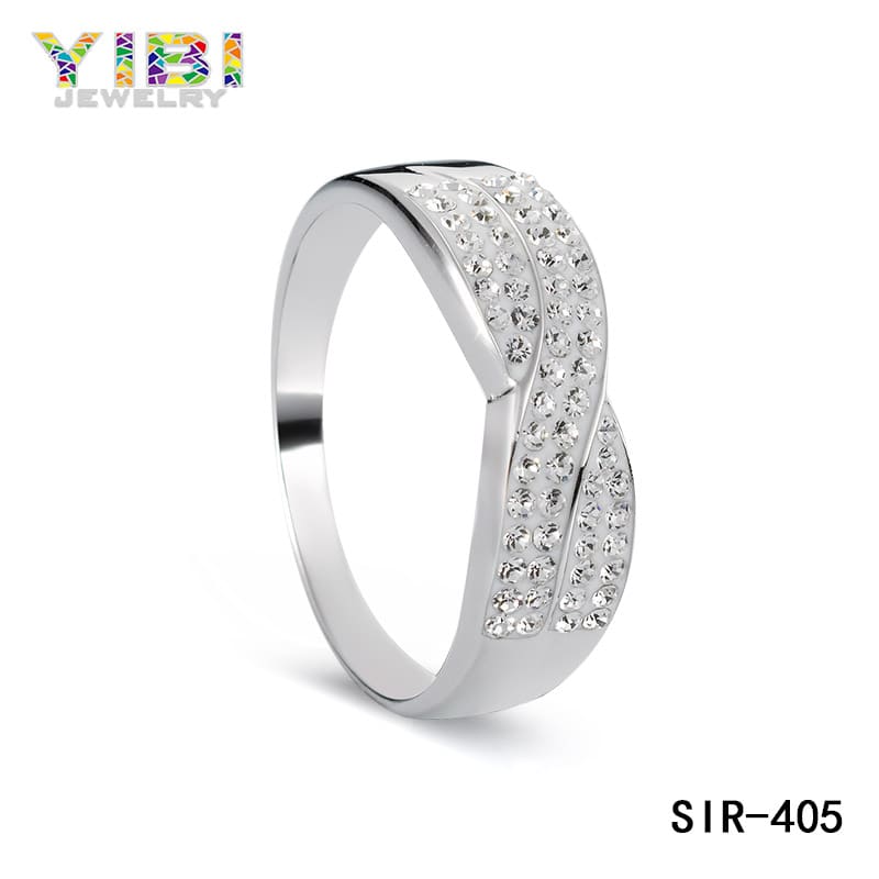 Women High Quality Brass Cubic Zirconia Rings