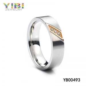 surgical steel men's wedding rings