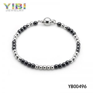 316L stainless steel beads bracelet