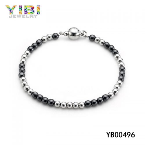 316L Stainless Steel Beads Bracelet