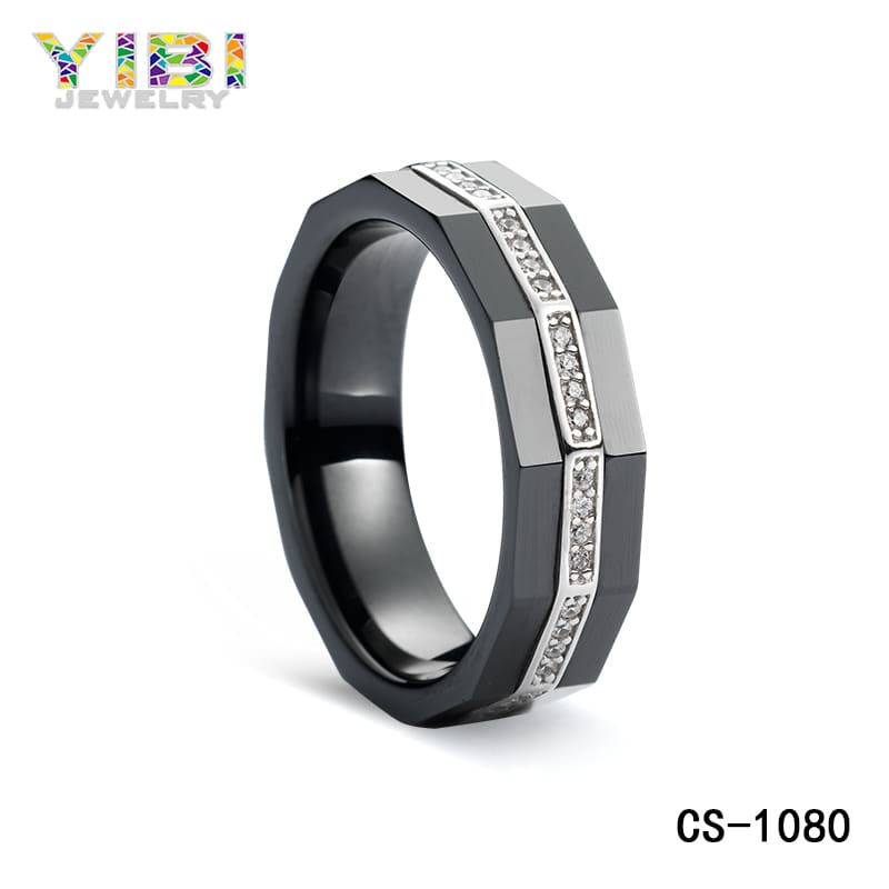 men's ceramic wedding rings