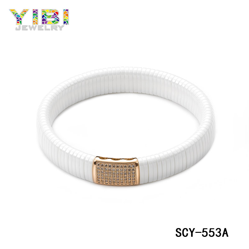 white ceramic bracelet