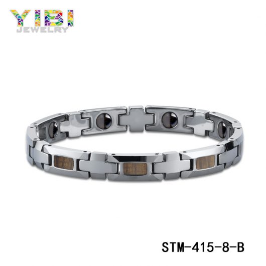 Tungsten Carbide Magnetic Bracelet Big Picture Show