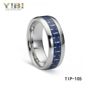 High quality tungsten carbon fiber wedding bands 