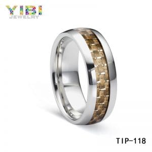 Men's tungsten carbon fiber wedding bands 