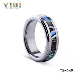 Tungsten carbide men's wedding rings