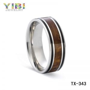 Hawaiian koa wood rings, koa wood wedding band