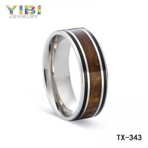 Hawaiian koa wood rings, koa wood wedding band