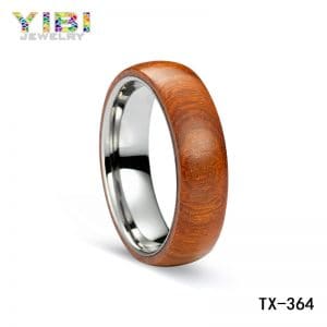 Men’s koa wood wedding bands, koa wood men’s ring