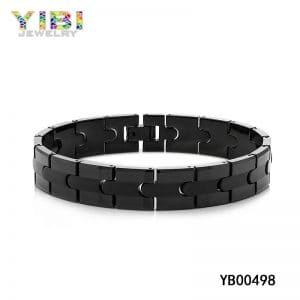 High quality tungsten bracelet jewelry with black plated