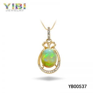 Gold plated brass jewelry with mexican fire opal