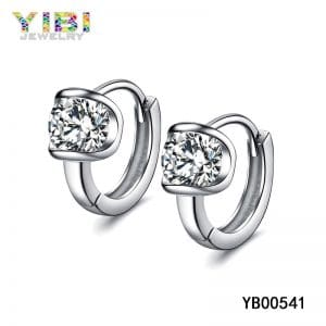 High quality cubic zirconia earrings, fine cubic zirconia jewelry