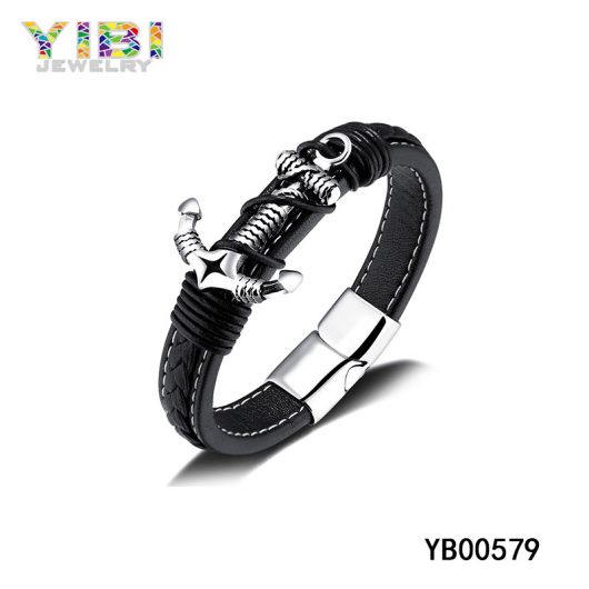 Stainless Steel Anchor Bracelet