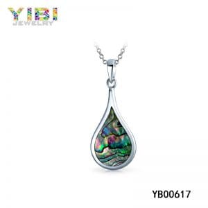 High fashion brass jewelry with abalone shell inlay