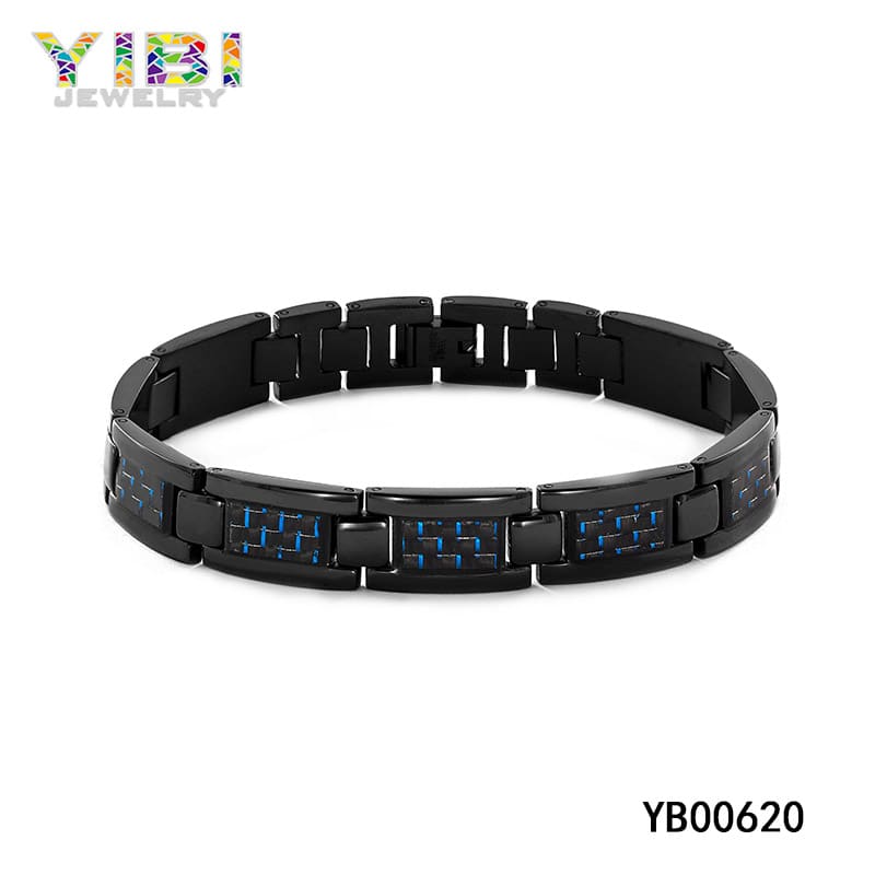 Men's carbon fiber jewelry