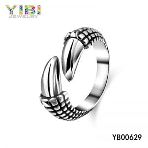 Antique 316L stainless steel men ring jewelry