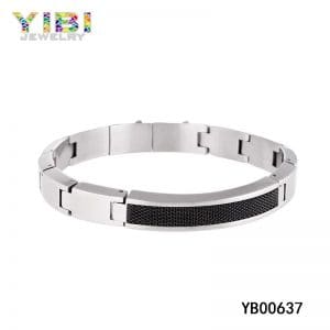 Surgical stainless steel men fashion bracelets