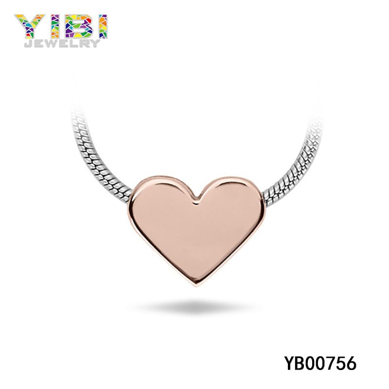 stainless steel heart necklace