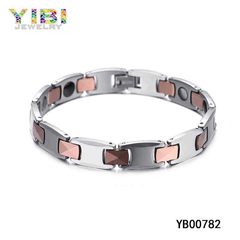 Rose gold tungsten carbide jewelry