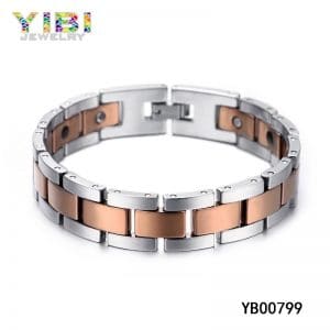 High quality tungsten jewelry with rose gold plated