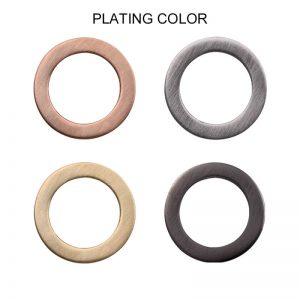 satin finish ring plating color