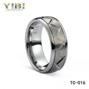 Classic men tungsten wedding bands