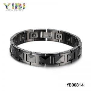 Men classic black tungsten bracelet