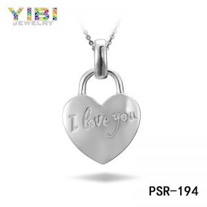 Classic Heart Shaped Brass Love Pendant