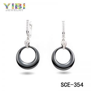 black ceramic earrings manufacturer