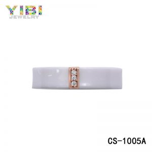 high quality ceramic cz ring