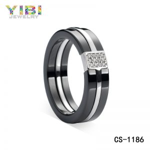 high-tech ceramic silver cz jewellery