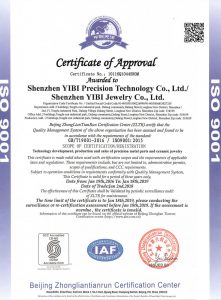 ISO9001 certificate