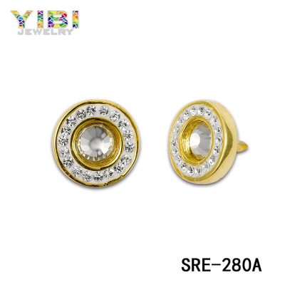 gold plated brass earrings manufacturers