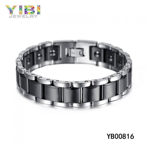 Cool Tungsten Magnetic ID Bracelet