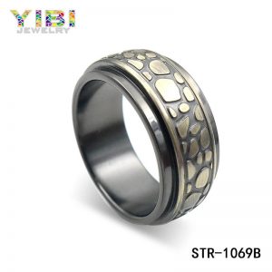 Stainless Steel Vintage Mens Rings