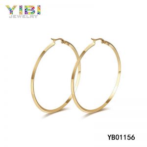 surgical stainless steel hoop earrings