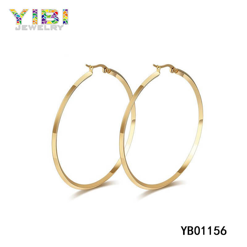 surgical stainless steel hoop earrings