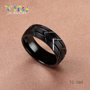 Black Tungsten Carbide Ring