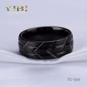 Black Tungsten Ring