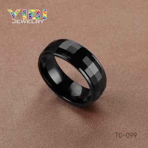 Black Tungsten Carbide Ring