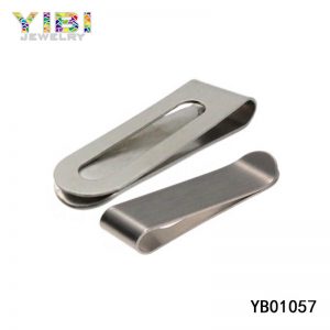 316L Stainless Steel Money Clip With Brushed Finish