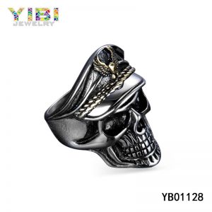 Stainless Steel Ring Supplier 316L Stainless Steel Skull Rings