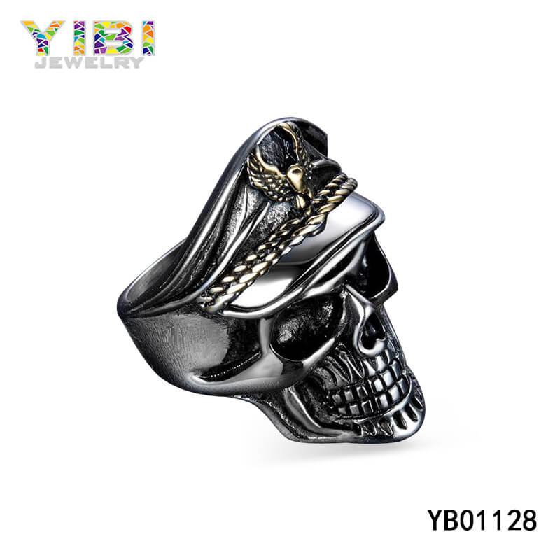 316L Stainless Steel Skull Rings