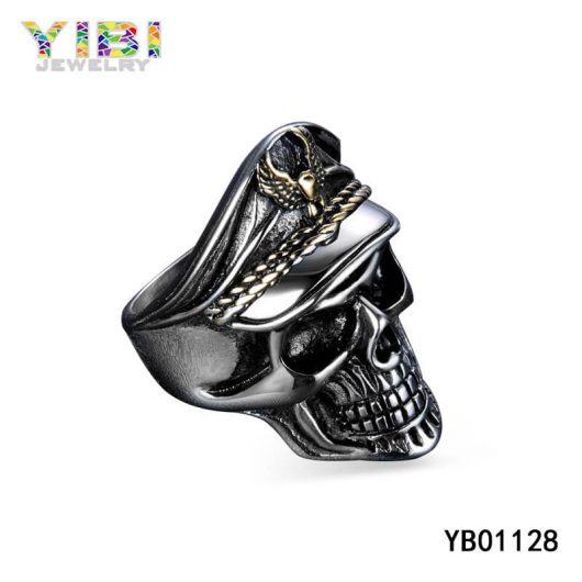 Stainless Steel Skull Rings Supplier